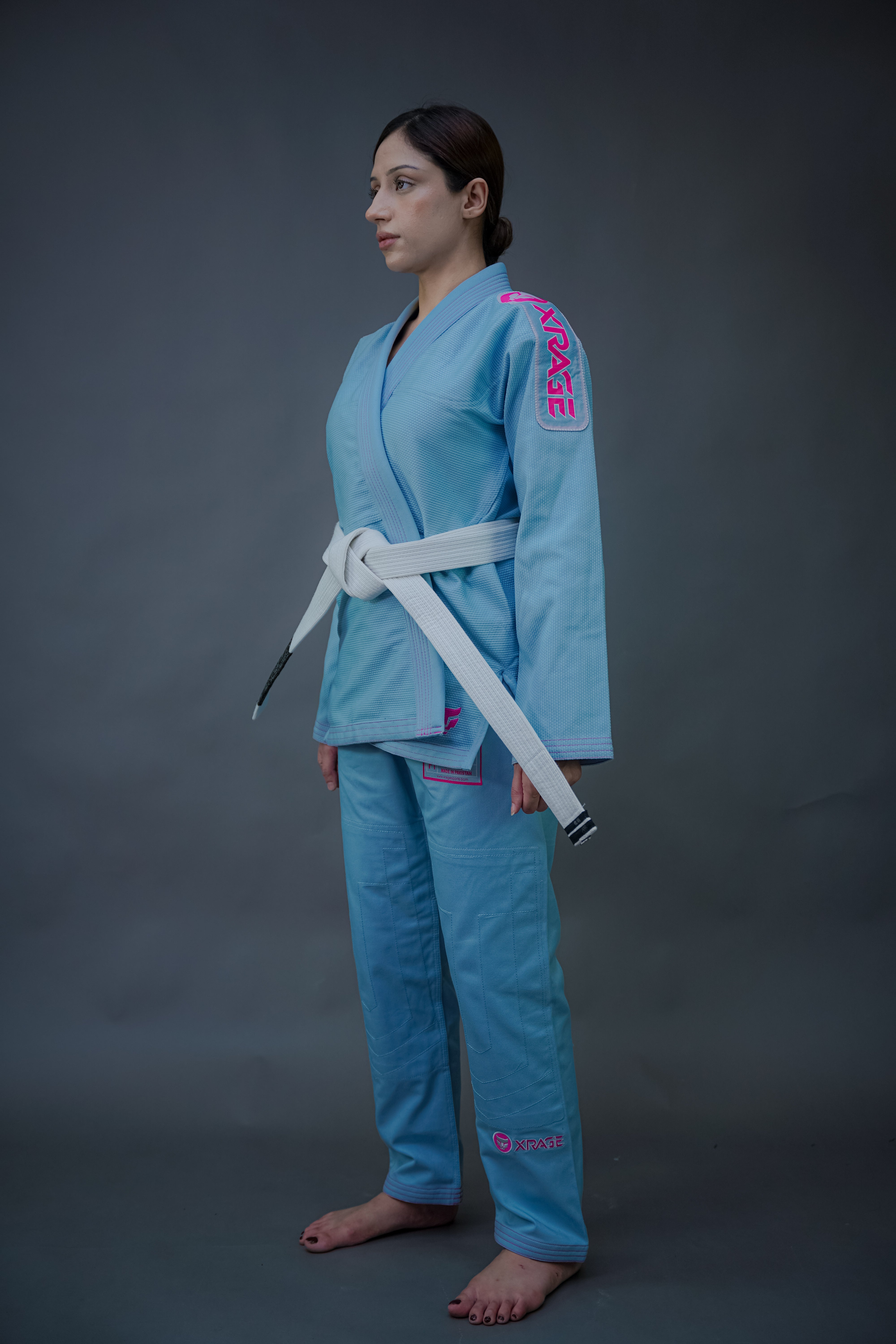 XRage Sports – Premium Women’s Jiu-Jitsu Gi (Sky Blue Edition)